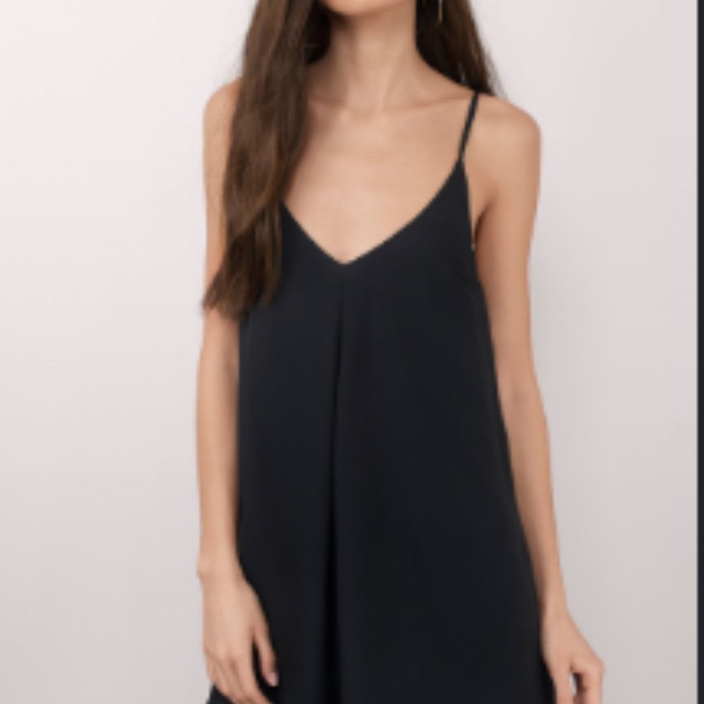 TOBI Black Feeling Cami Shift Dress Sleeveless